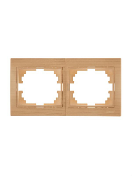 Рамка 2-м Mira вертикал. ясень LEZARD 701-4700-147