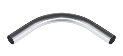 Поворот на 90град. d20 AL безрезьбовой алюм. EKF pb-20-AL