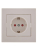 Розетка 1-м СП Rain 16А IP20 защ. шторки керамика бел. LEZARD 703-0202-124