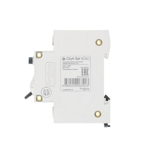 Выключатель автоматический дифференциального тока 2п (1P+N) C 32А 30мА тип A 4.5кА City9 Set 230В SE C9D55632