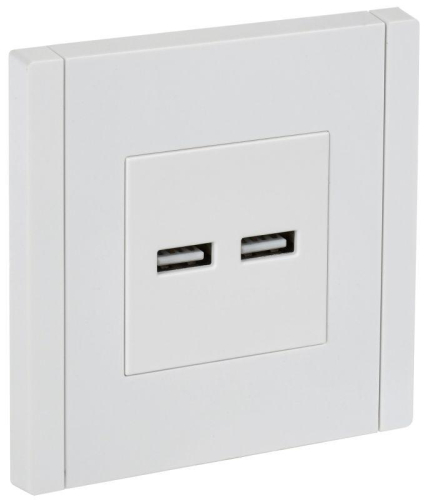Розетка USB A+A 3.1А FORTE&PIANO FP249 бел. IEK FP-U21-D31-K01
