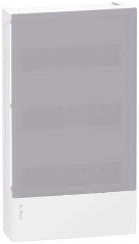 Бокс ОП RESI9 MP(MINI PRAGMA) 3 ряда по 12мод. бел. с дым. двер. IP40 SchE 13923/MIP12312S