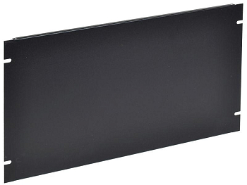 Фальш-панель 19дюйм 6U крепление на винтах черн. by ZPAS ITK ZP-FP05-06U-H-G1