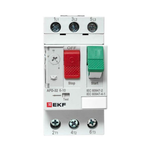Выключатель автоматический для защиты двигателя АПД-32 6-10А EKF apd-me-10