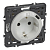 Розетка 2-м СП 2мод. Celiane 16А IP40 250В 2P+E комбинир. со встроен. зарядн. устройством USB C 1.5А 5В и суппортом с лиц. панелью бел. Leg 068119