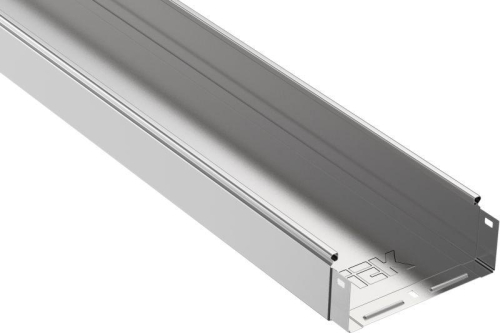 Лоток листовой неперфорированный 300х80 L3000 сталь 1.2мм IEK CLN10-080-300-120-3