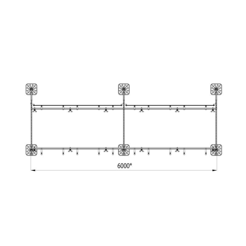 Конструкция опорная для установки нескольк. солнечн. панелей/коллекторов TECHNORAPTOR FOOT KM-TR-F-SSfMMPI-C КМ TR0081