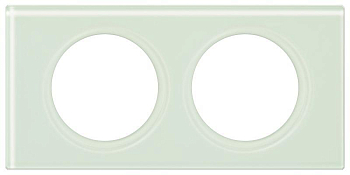 Рамка 2-м Celiane смальта бел. глина Leg 069312