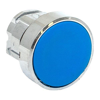Механизм кнопки исполнительный XB4 син. плоский возвратный без фиксации без подсветки IP65 EKF XB4BA-B-65