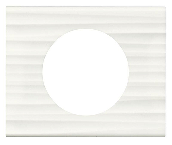 Рамка 1-м Celiane Corian бел. рельеф Leg 069011