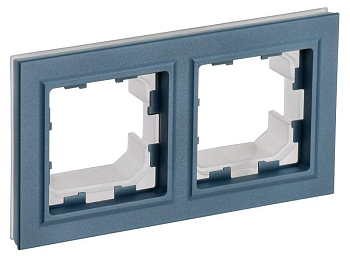 Рамка 2-м IP44 BRITE РУ-2-БрМ-44 маренго IEK BR-M22-44-K35