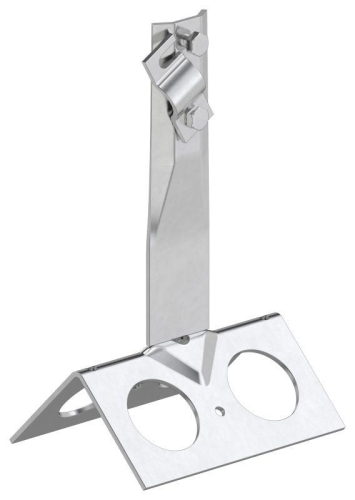 Держатель проводника круглого 6-10мм вин. кон. шир. h=100мм нерж. сталь IEK ZDP81-20-4-16-100