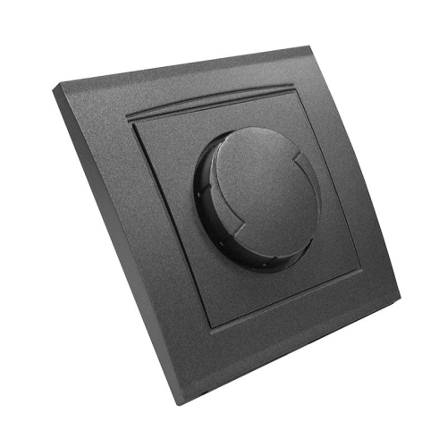 Светорегулятор СП Бриллиант 500Вт в сборе графит Universal 7947427-Gr