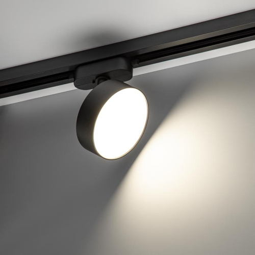 Светильник трековый светодиодный ARTLINE поворотный 95х95х30мм 15Вт 1050Лм 4000К 230В алюм. 7кв.м черн. Ritter 59725 8