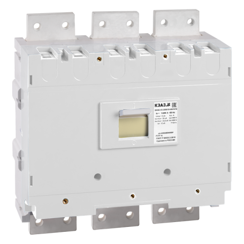 Выключатель автоматический ВА56-43-300010 1600А 690AC УХЛ3 КЭАЗ 293736