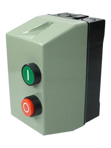 Пускатель электромагнитный ПМЛ-1220 УХЛ4 Б 10А 380В/50Гц 1НО IP54 нереверсивный с реле РТЛ-1012-2 5.5-8А в корпусе из пластика с кнопками ПУСК + СТОП Электротехник ET011125