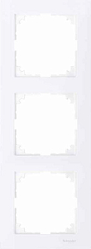 Рамка 3-м M-Pure бриллиантовый бел. SchE MTN4030-3625