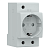 Розетка РДЕ-47 16А (под евро вилку с заземлением) PROxima EKF RDE4716