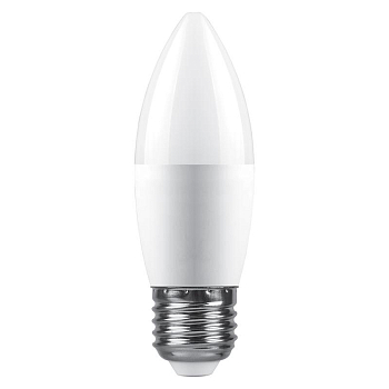 Лампа светодиодная SBC3720 20Вт C37 свеча 4000К E27 230В SAFFIT 55270