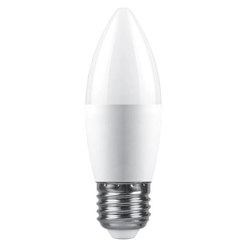 Лампа светодиодная SBC3720 20Вт C37 свеча 4000К E27 230В SAFFIT 55270