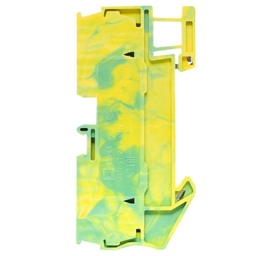 Колодка клеммная ST-2.5 4 вывода земля пружинная PROxima EKF plc-st-2.5-4-pen