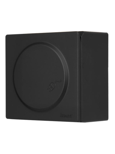 Розетка 1-м ОП LETO с заземл. с крышкой LETO ПБТ черн. бархат LEZARD 752-4200-123B