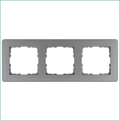 Рамка 3-м G-Flex алюм. Jasmart G1103S