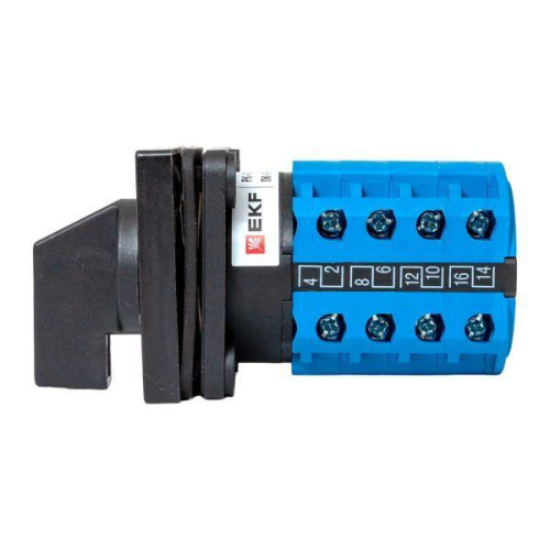 Переключатель кулачковый ПК-1-24 4п 10А "1-0-2" IP65 EKF pk-1-24-10-65