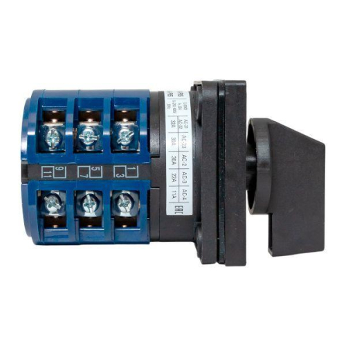 Переключатель кулачковый ПК-1-43 3п 32А "1-0-2" IP65 EKF pk-1-43-32-65