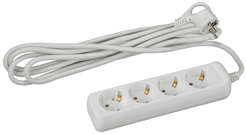 Удлинитель 4х3м с заземл. 16А IP20 U-4e-3m ПВС 3х1 ЭРА Б0028374
