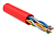 Кабель витая пара U/UTP кат.5E 4х2х24AWG solid LSZH красн. (уп.305м) ITK LC1-C5E04-124