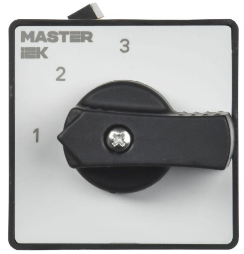 Переключатель кулачковый 16А (сх. 82) стандартная рукоятка IEK MI-CS10-016-082