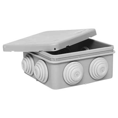 Коробка распаячная КМР-030-031 с крышкой наружная 85х85х40 8 мембранных вводов IP55 EKF plc-kmr-030-031