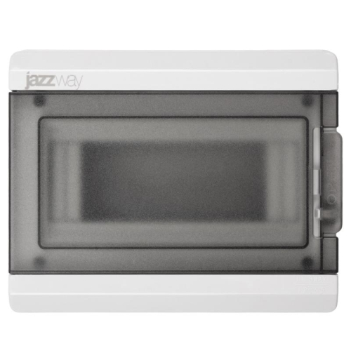Бокс модульный накладной PDB/W 3008 GR (ЩРН-ПГ- 8) IP65 пластик. Pro JazzWay 5071988