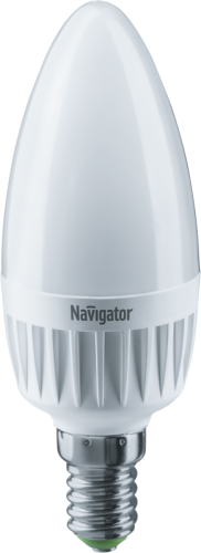 Лампа светодиодная 94 376 NLL-C37-7-230-2.7K-E14-FR-DIMM 7Вт свеча 2700К тепл. бел. E14 530лм 176-264В диммир. Navigator 94376