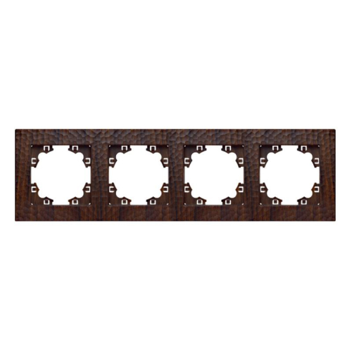 Рамка 4-м Афина фактурная универс. венге Universal A10046-V