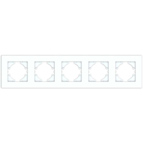 Рамка 5-м City бел. матов. GUSI С1115-041