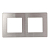 Рамка 2-м 12-5102-03 сатин алюм. Эра Б0052511
