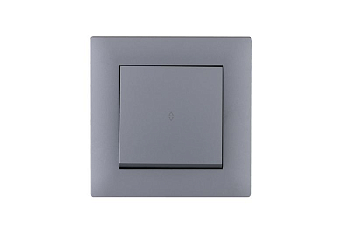 Выключатель проходной 1-клав. Karea RIZZ STAR сер. Makel 88065005