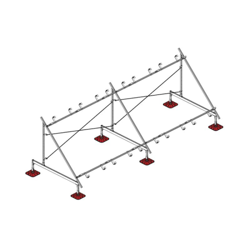 Конструкция опорная для установки нескольк. солнечн. панелей/коллекторов TECHNORAPTOR FOOT KM-TR-F-SSfMMPI-C КМ TR0081