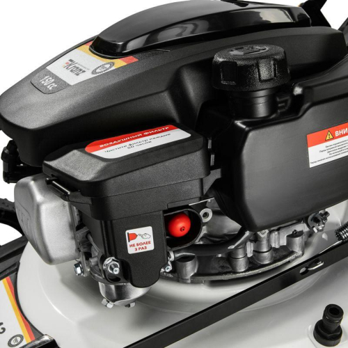 Газонокосилка бензиновая KR-430NSP несамоходная 150куб.см 43см Kranz KR-16-1235