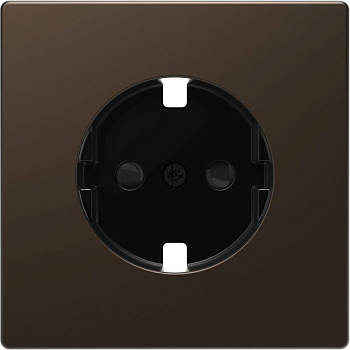 Накладка центральная 1-м СП Merten D-Life 16А IP20 для механизма розетки SD мокко SchE MTN2330-6052