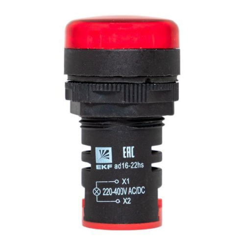 Матрица светодиодная AD16-22HS 220-400 В AC/DC красн. EKF ledm-ad16-r-230acdc