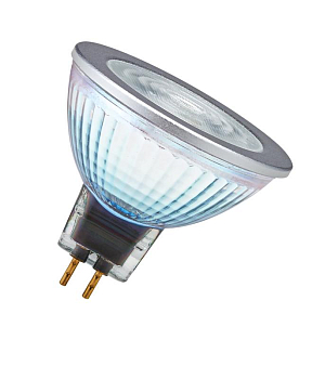Лампа светодиодная PARATHOM PRO MR16 500лм 7.8Вт 2700К тепл. бел. GU5.3. MR16 угол пучка 36град. 12В диммир. (замена 43вт) прозр. стекло OSRAM 4058075609372