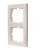 Рамка 2-местн. вертик. VESNA жемчужно-бел. перламутр LEZARD 742-3000-152