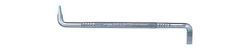 Отвертка двусторонняя изогнутая Z-образная плоская шлицевая 4.0х0.8х125 FELO 34004000