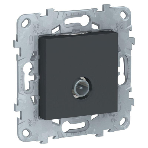 Механизм розетки TV UNICA NEW оконечная антрацит SchE NU546454