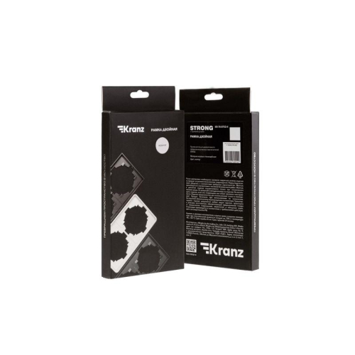 Рамка 2-м STRONG MIELE жемчуж. Kranz KR-78-0752-4