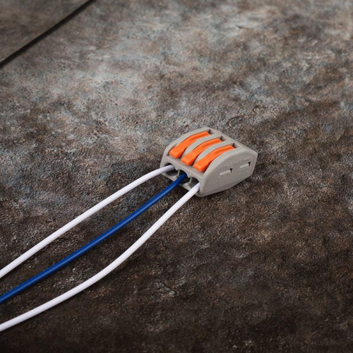 Клемма монтажная рычажного соединения PTC-3P 222-413 BL/10 450В 32А 0.08-2.5(4.0)кв.мм JazzWay 5050730