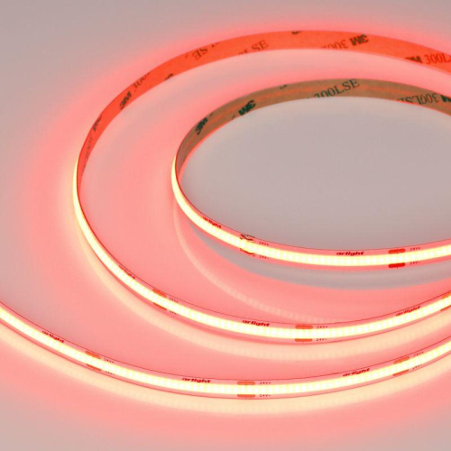 Лента светодиодная COB-X480-8mm 24V Red 8Вт/м IP20 (уп.5м) Arlight 047739